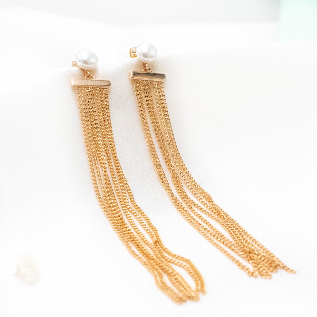 Copper-plated Earrings