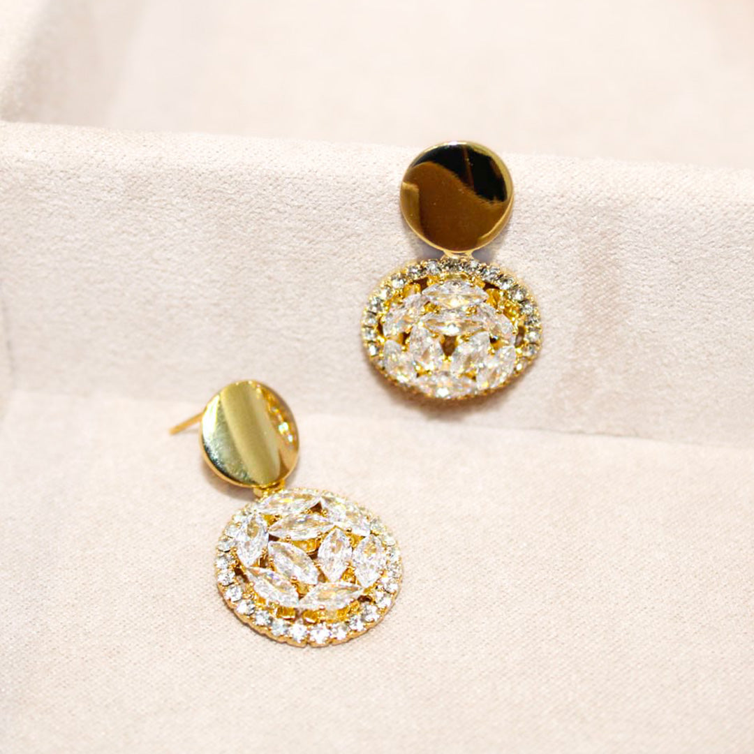 Copper-plated Earrings