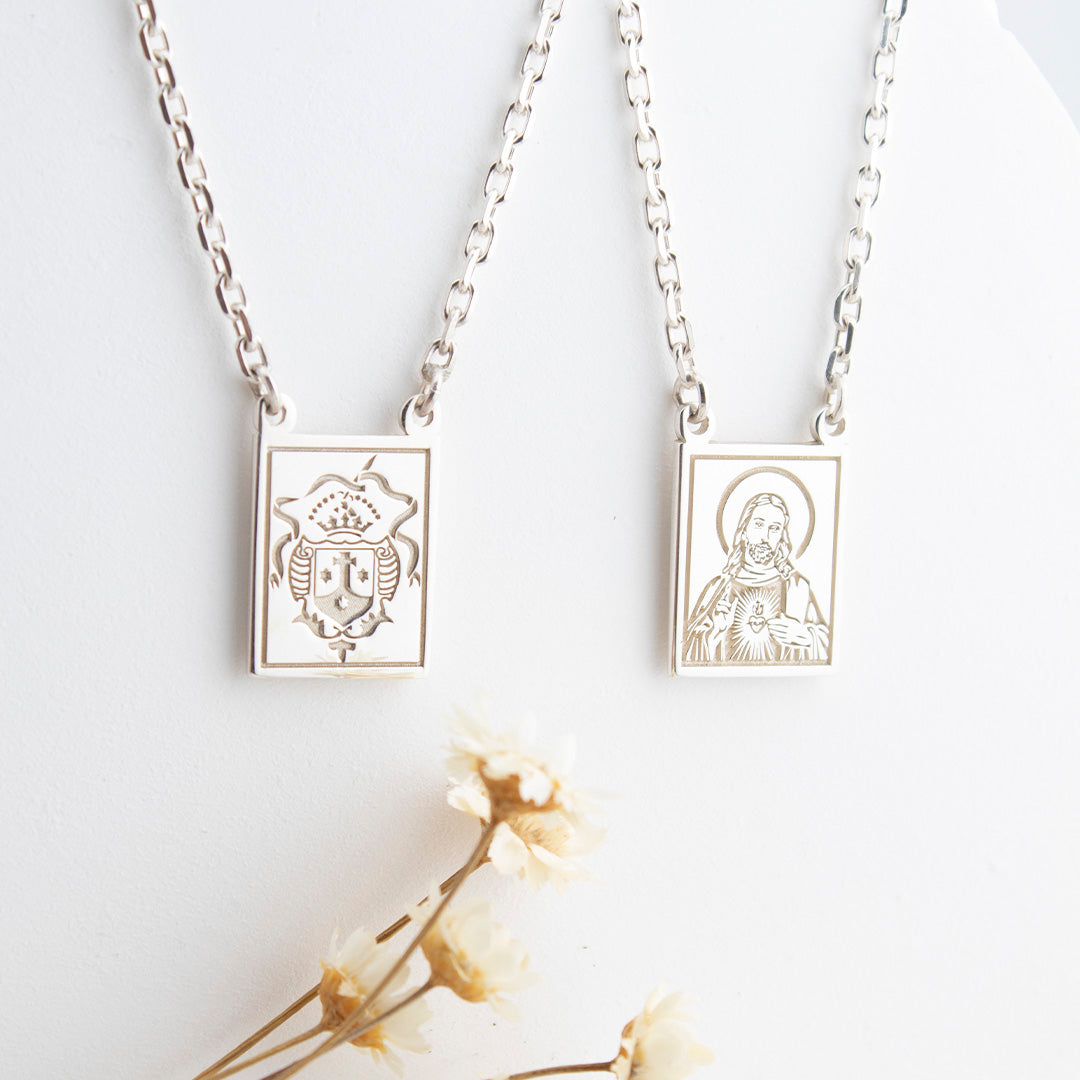 950 Silver Scapulars