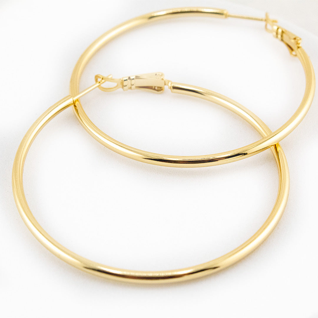 Copper-plated Earrings