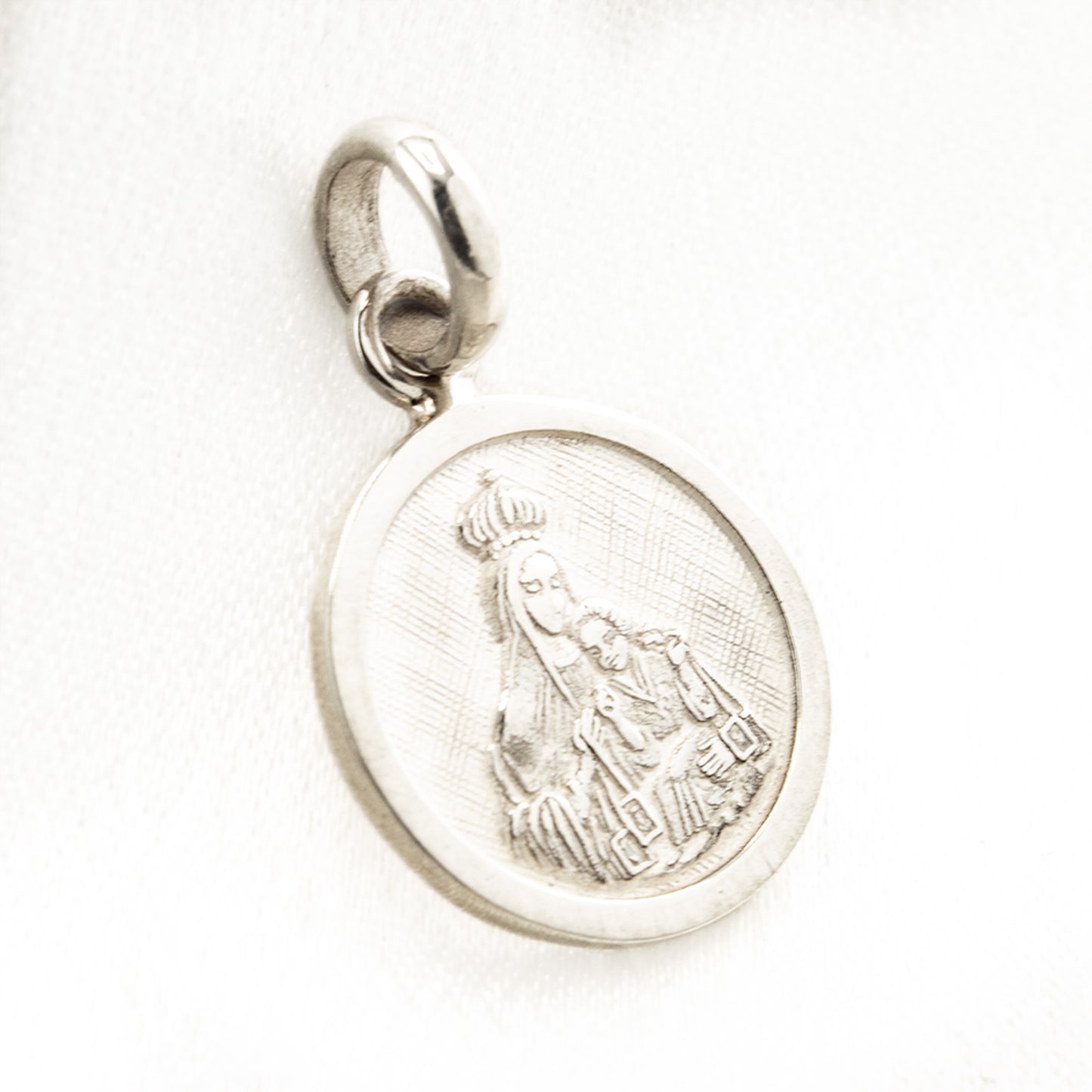 Silver Virgin of Carmen Pendant