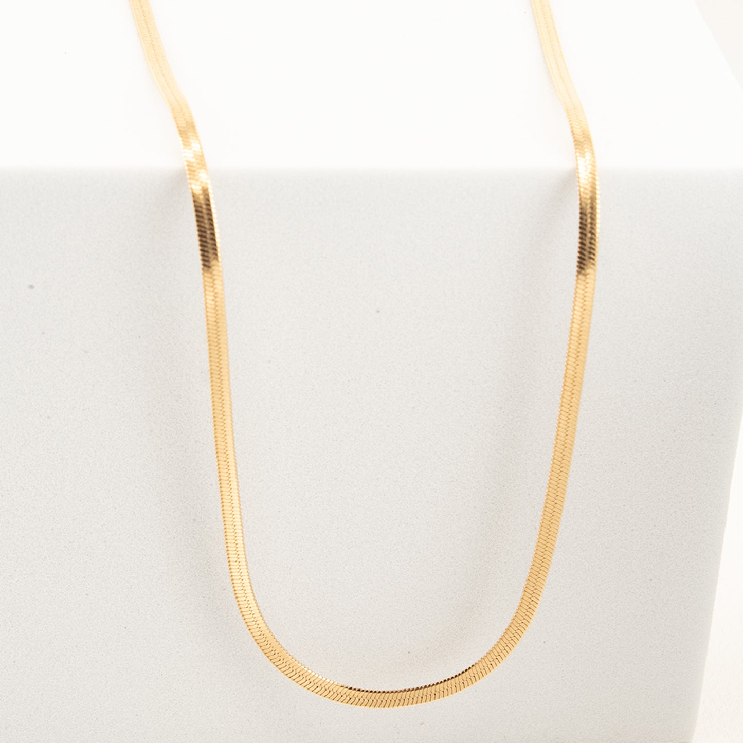 Gold-plated copper necklace