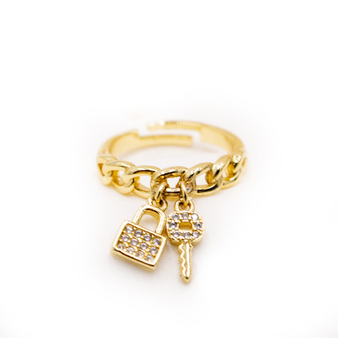 Gold Plated Copper Ring