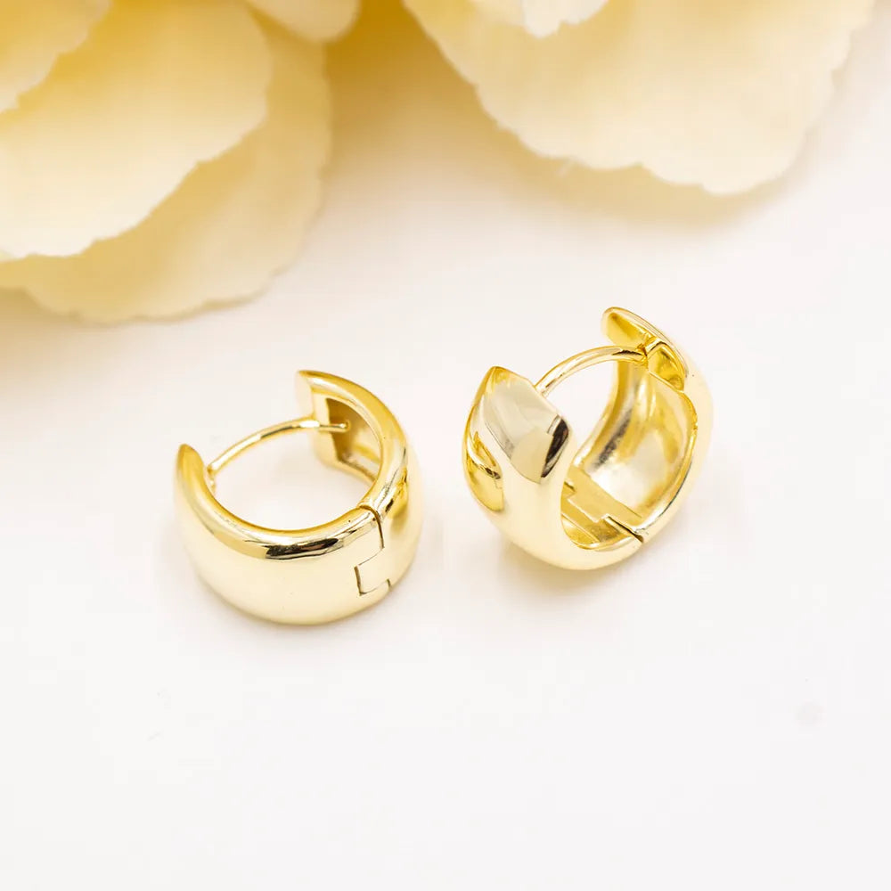 Gold-plated 925 Silver Hoop