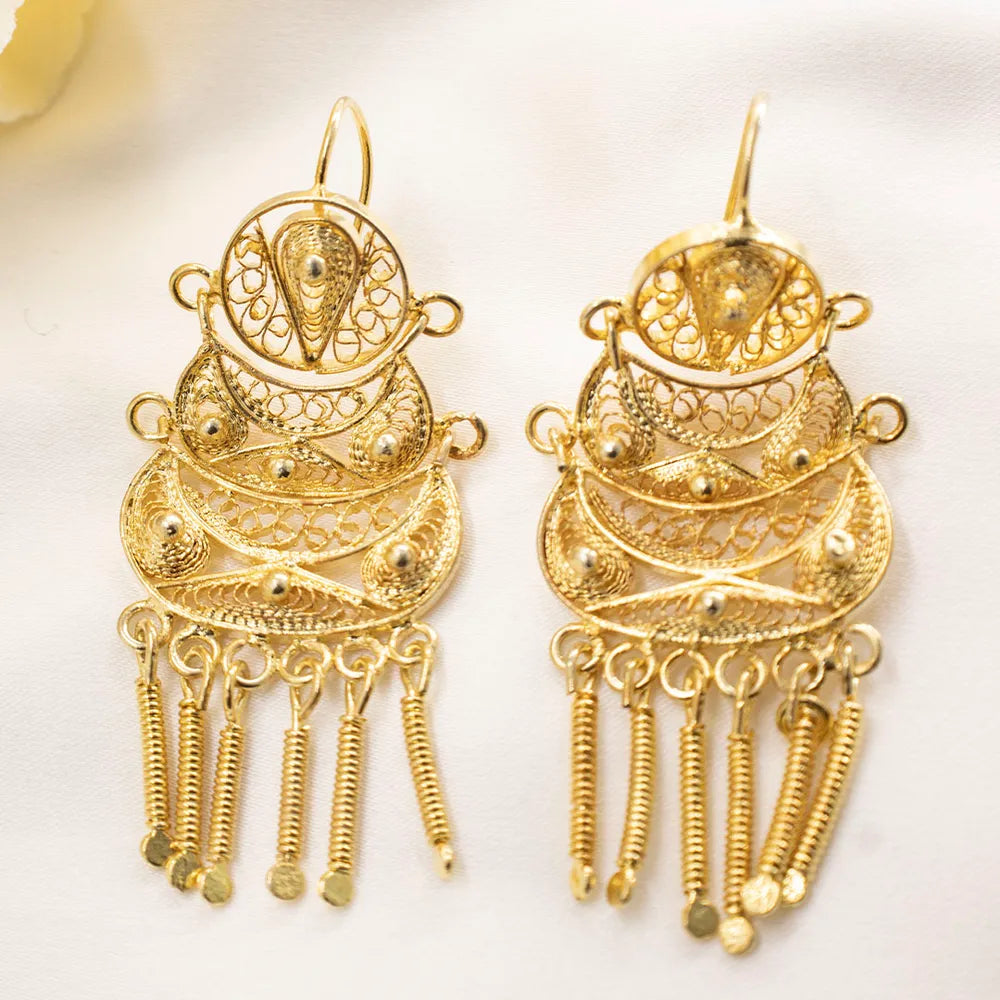 18k Gold-plated Copper Sleeper Earrings