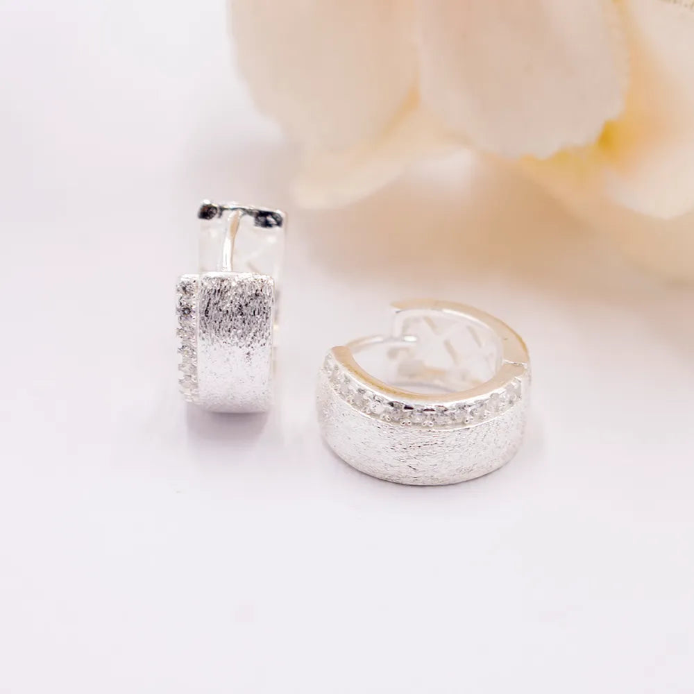 950 Silver Hoop