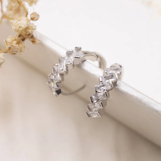 950 Silver Hoop