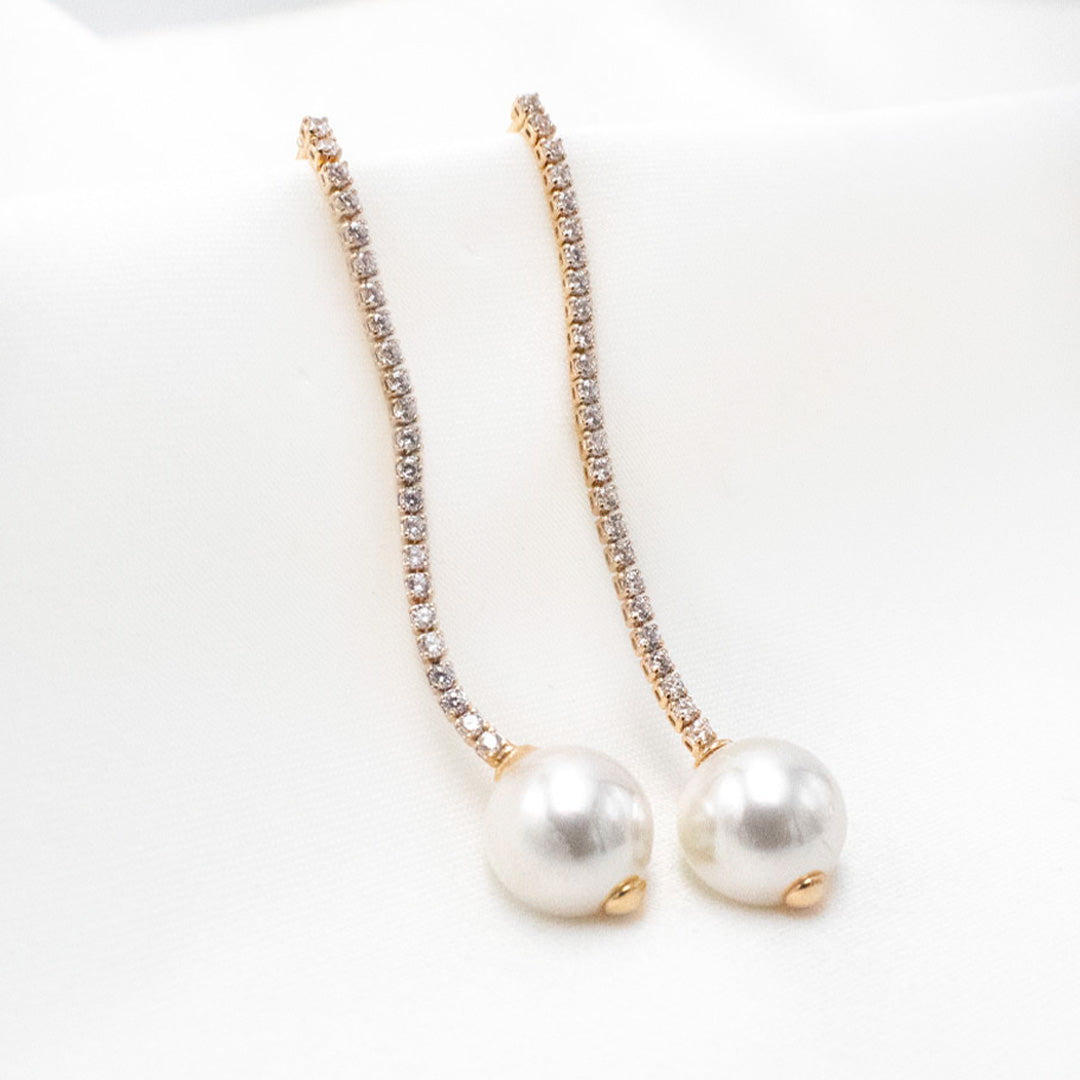 Copper-plated Earrings