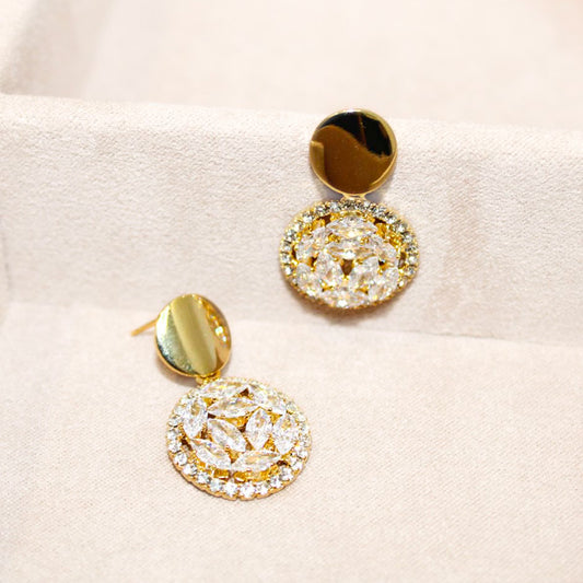 Copper-plated Earrings