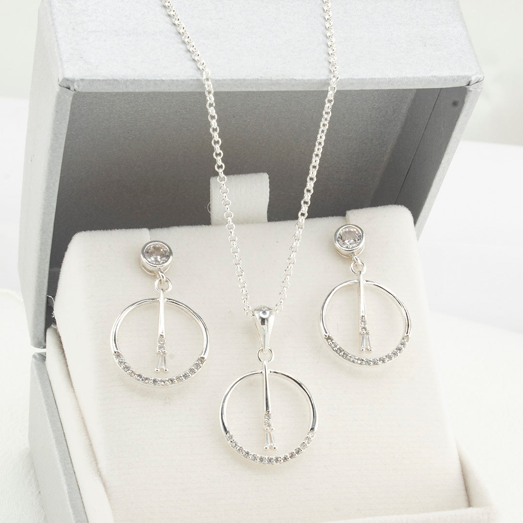 Sterling Silver 925 Jewelry Set