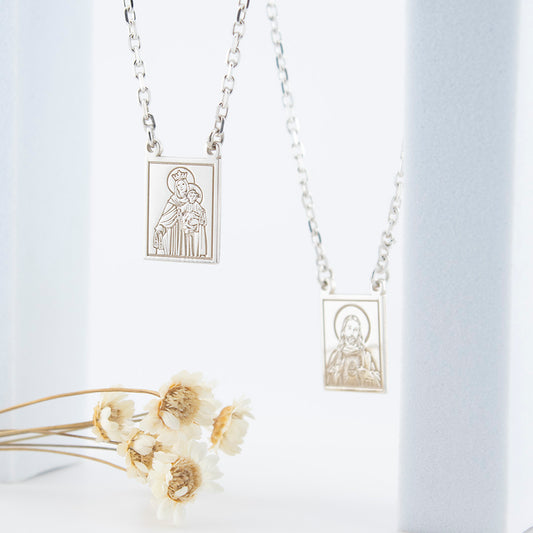 950 Silver Scapulars