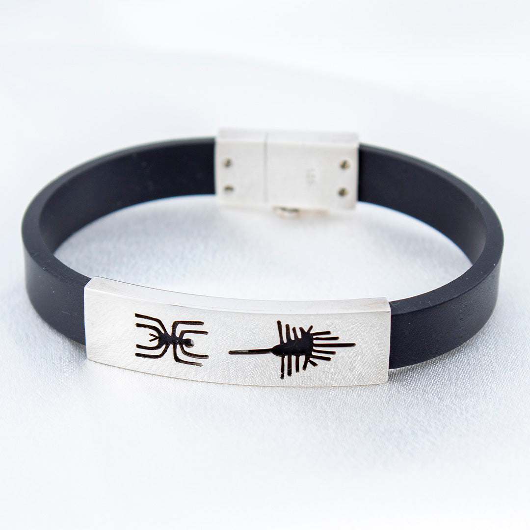 Nazca Lines bracelet in 925 silver