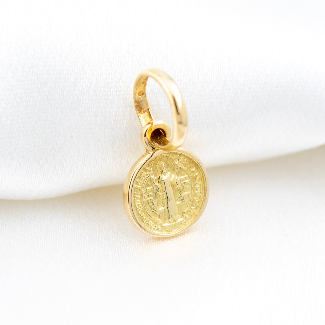 18k Gold St. Benedict pendant
