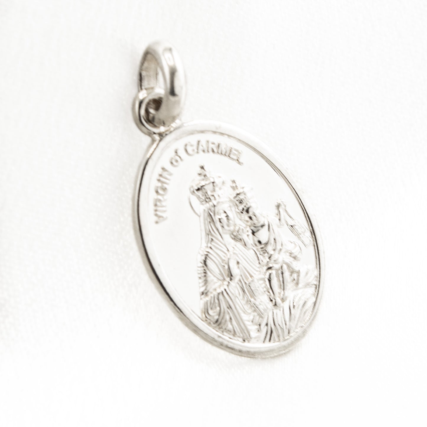 Silver Virgin of Carmen Pendant