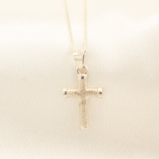 925 Sterling Silver chain and 950 Sterling Silver Cross pendant