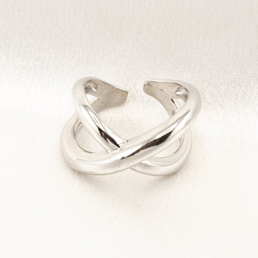 Rhodium-Plated Copper Ring