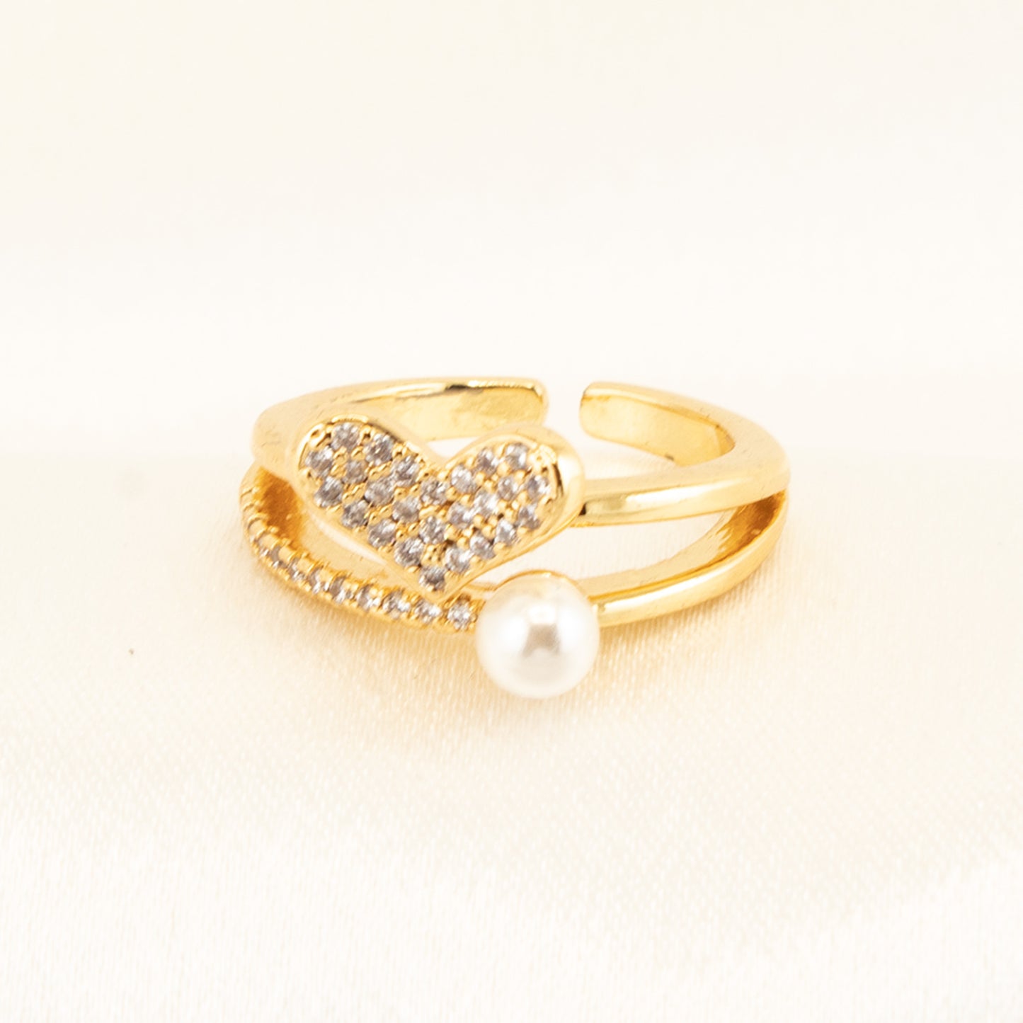 Gold-plated copper ring