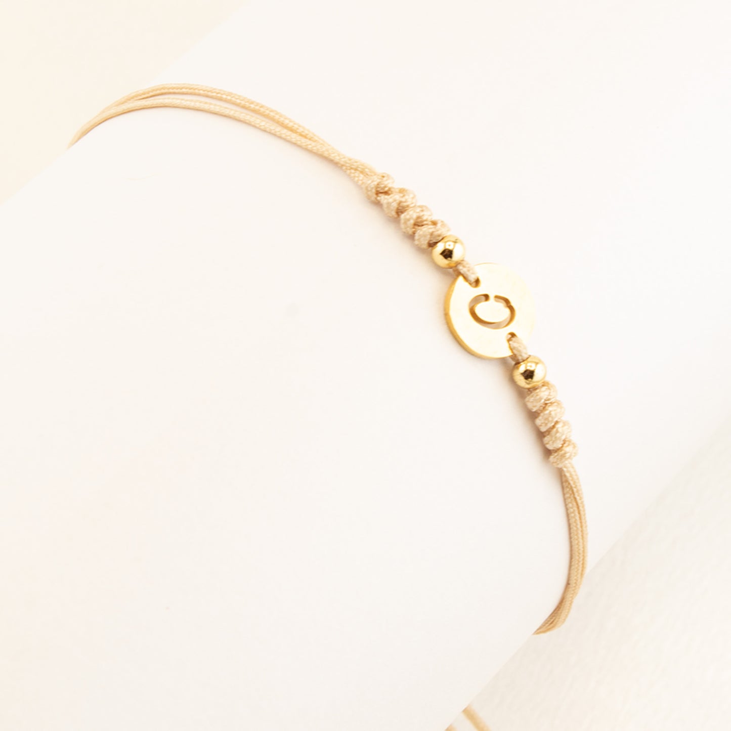 Adjustable woven bracelet
