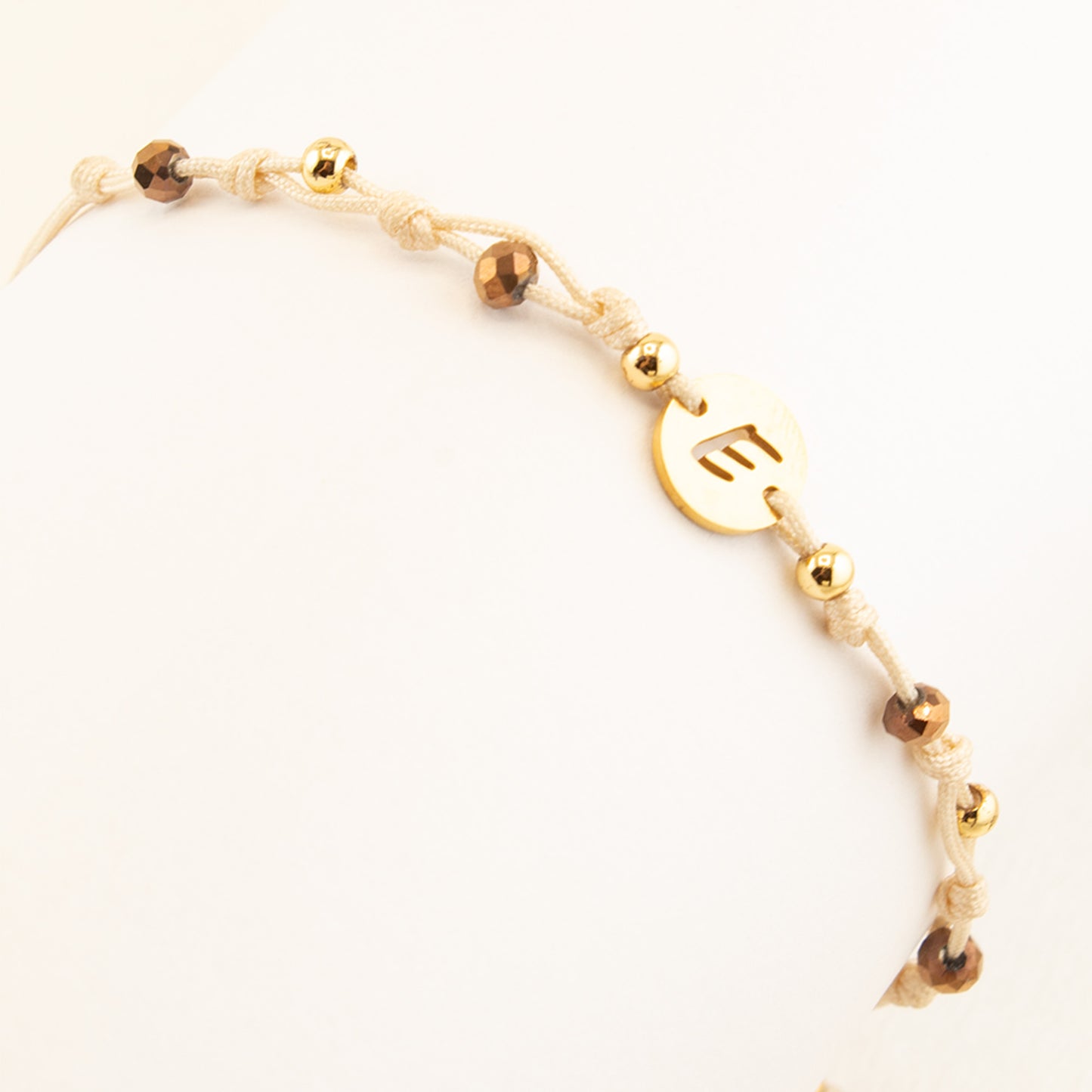 Adjustable woven bracelet