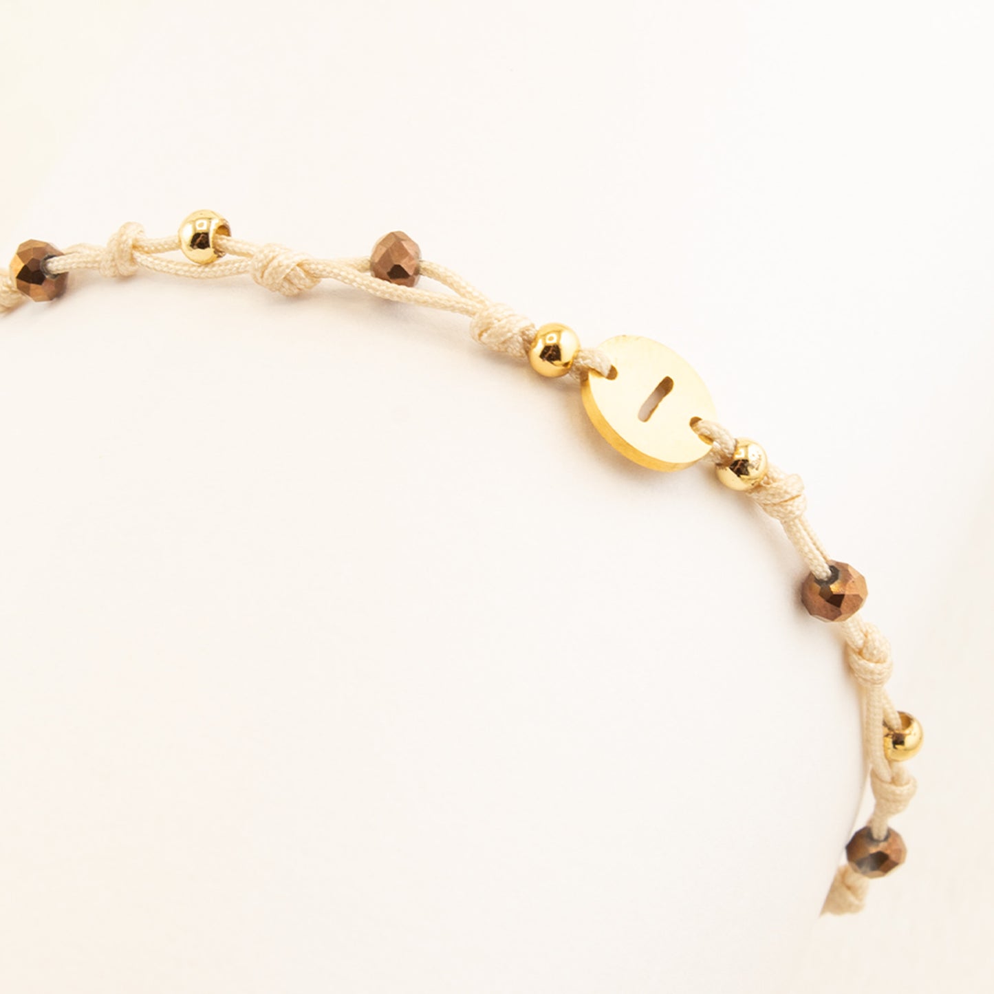 Adjustable woven bracelet