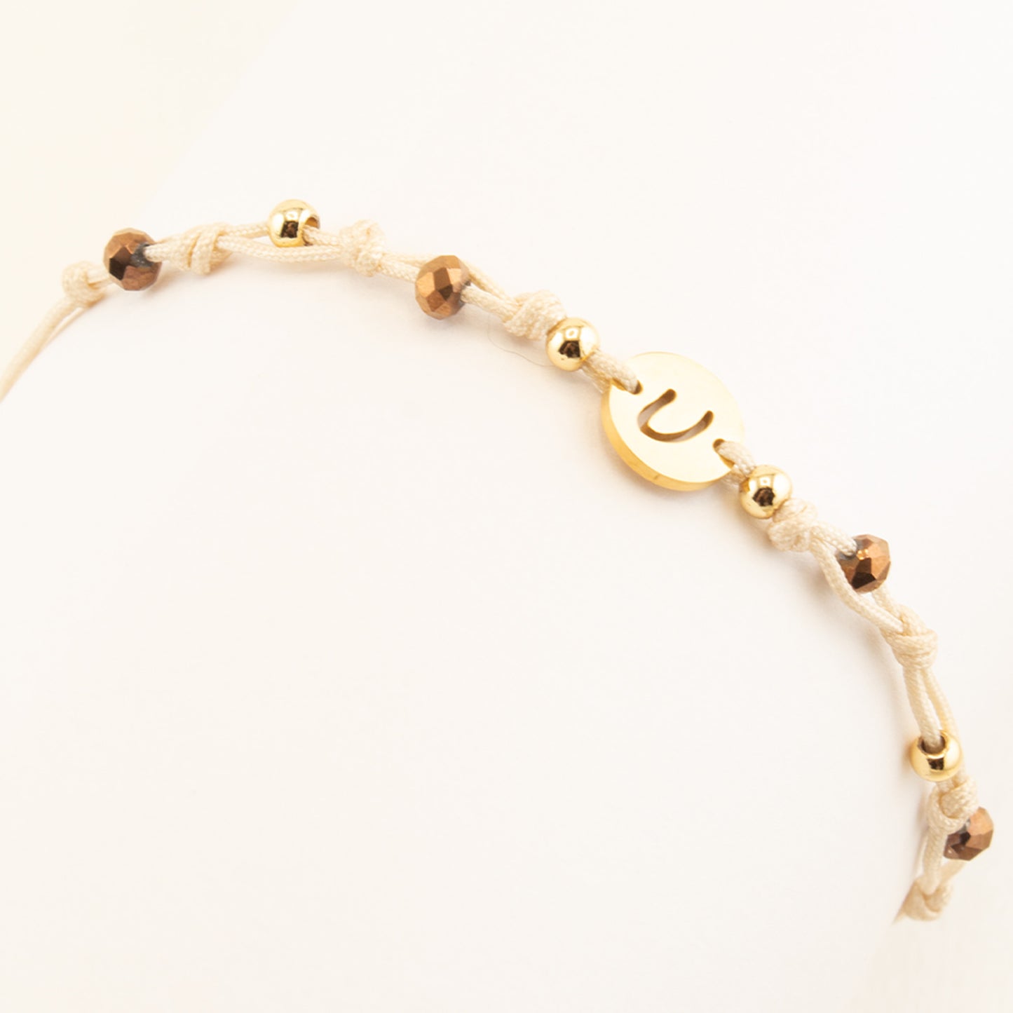 Adjustable woven bracelet