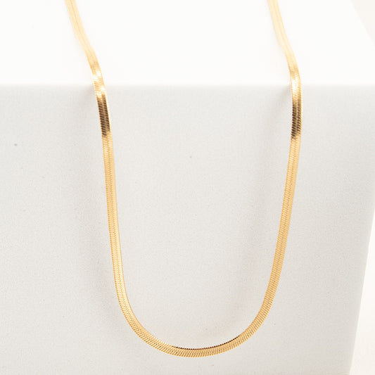 Gold-plated copper necklace