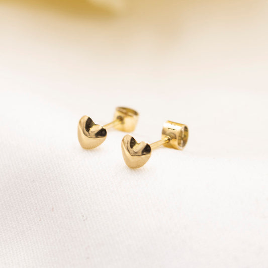 18K Gold Earring Studs