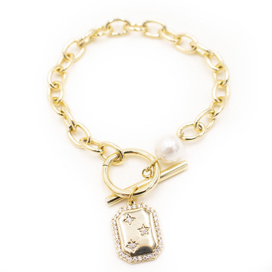 Gold-plated Copper Bracelet