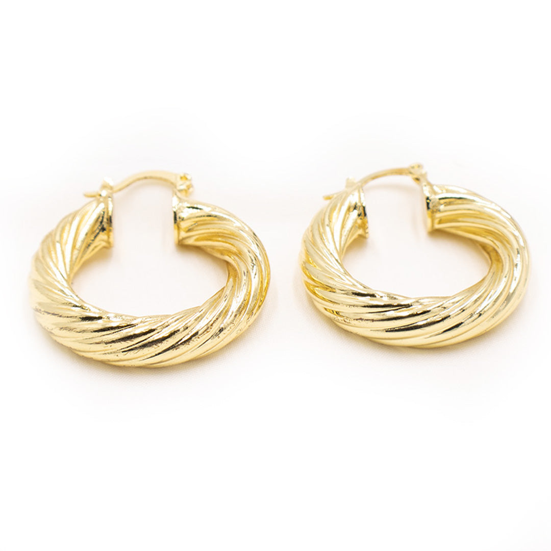 Copper-plated Earrings