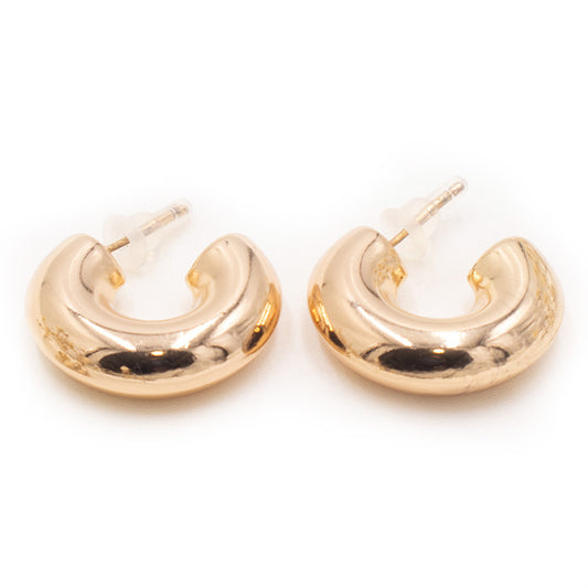 Copper-plated earrings