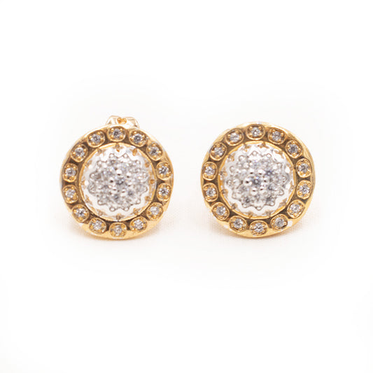 Copper-plated Earrings