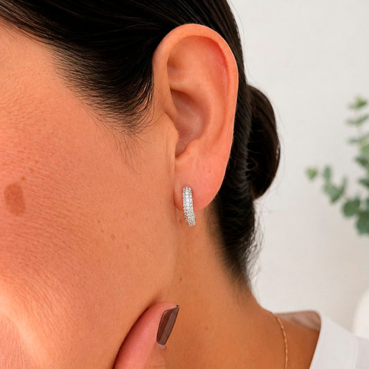 950 Silver Hoops