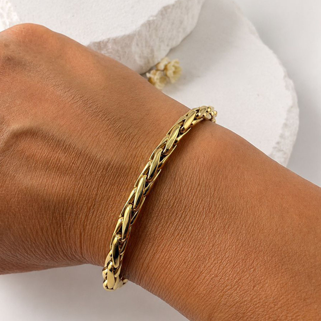 18K Peruvian Gold Bracelet