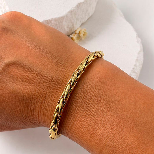 18K Peruvian Gold Bracelet