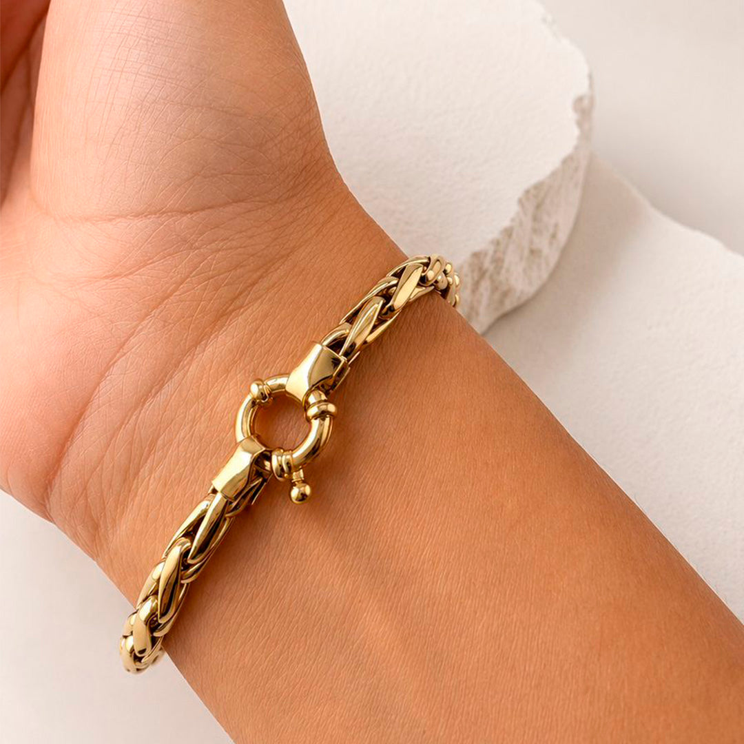 18K Peruvian Gold Bracelet