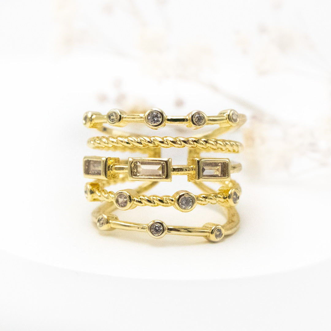 Gold Plated Copper Ring