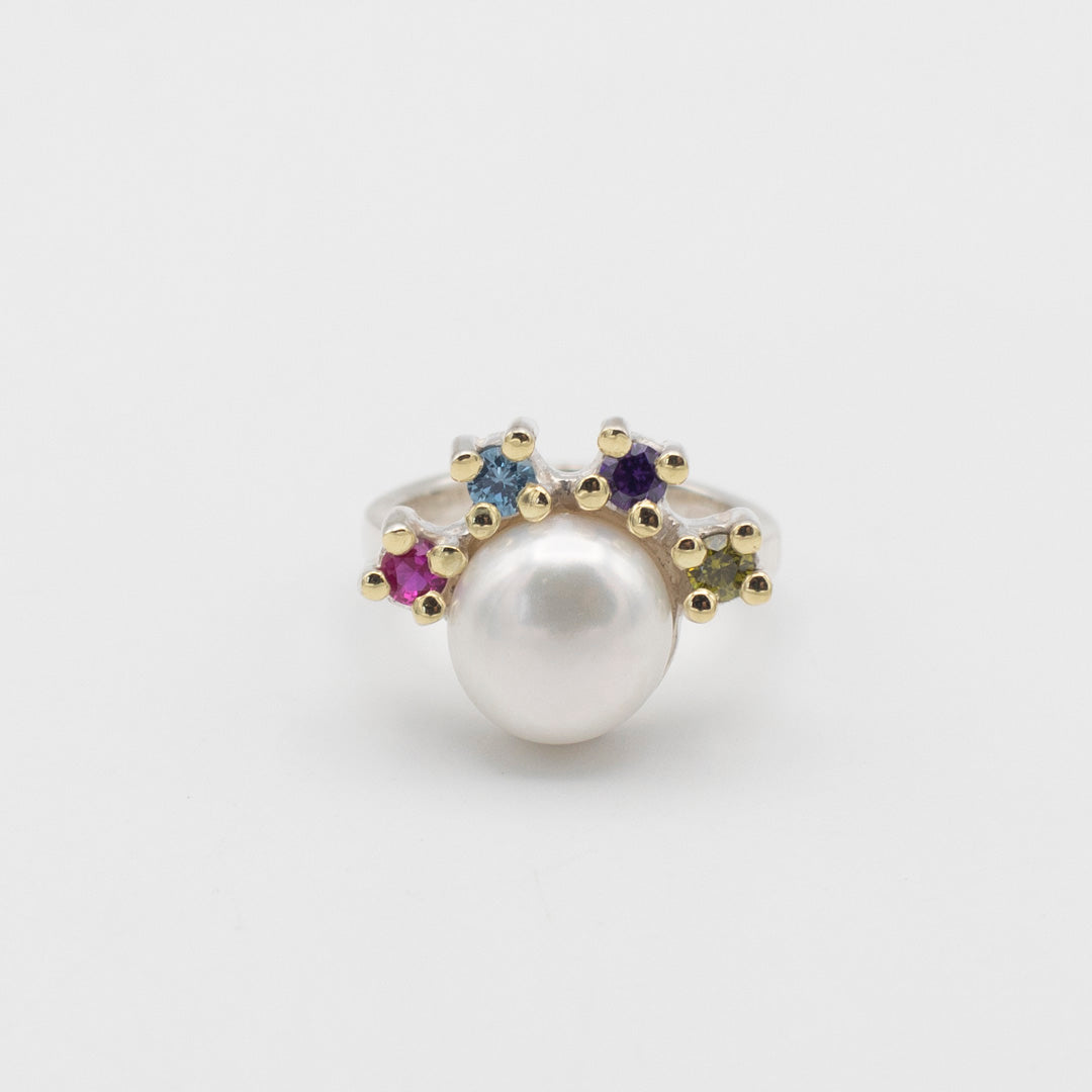 Silver and Gold Ring