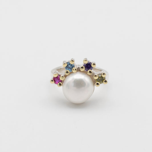 Silver and Gold Ring