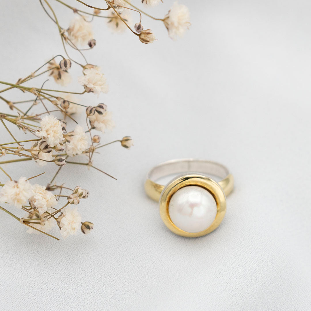 Gold-plated Silver Ring