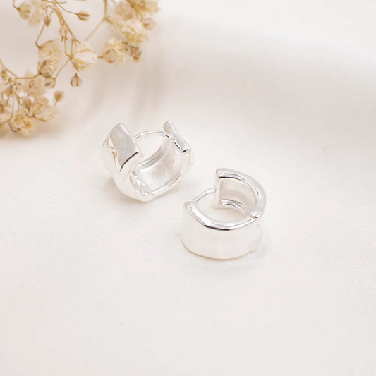 950 Silver Hoop