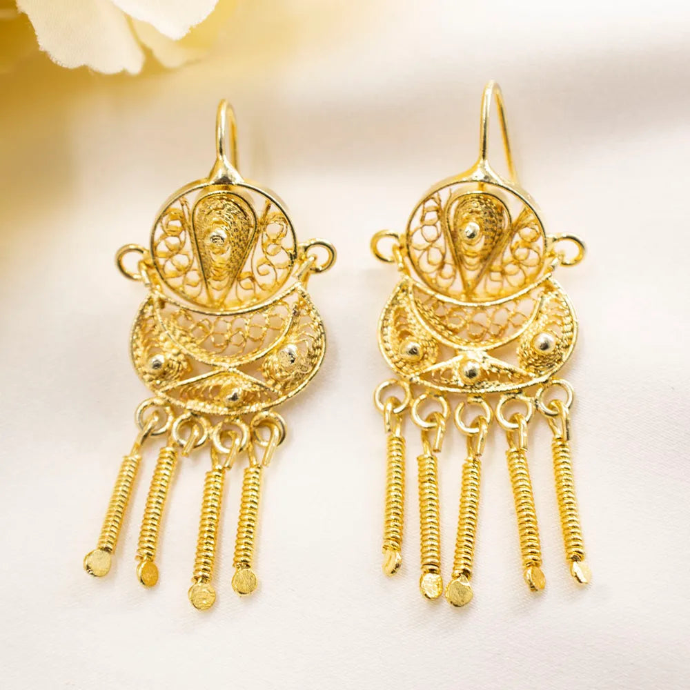 18k Gold-plated Copper Sleeper Earrings