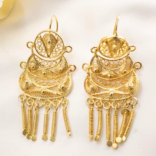 18k Gold-plated Copper Sleeper Earrings