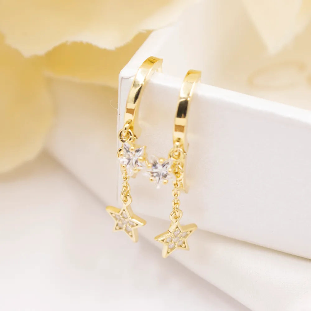 Gold-plated Silver Earrings