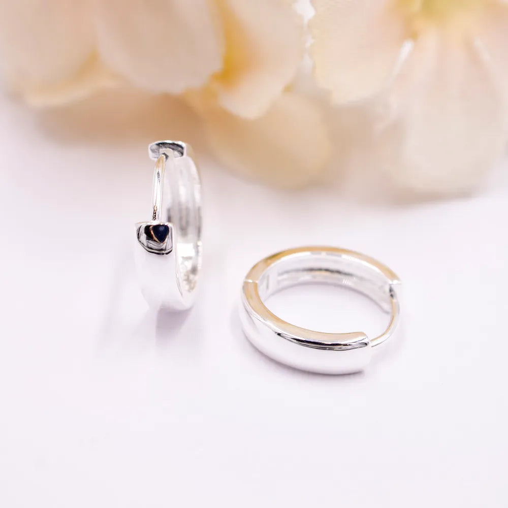 950 Silver Hoop