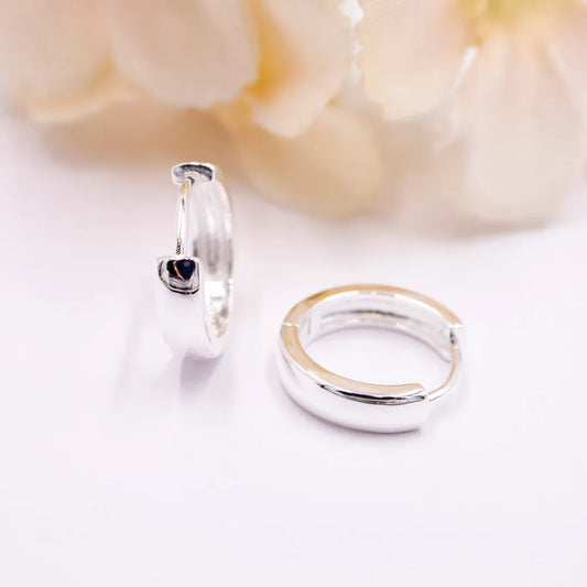950 Silver Hoop