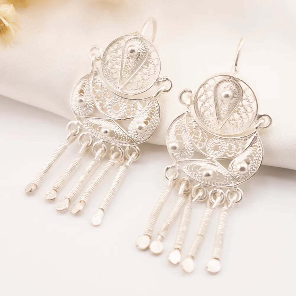 Silver Sleeper Earrings