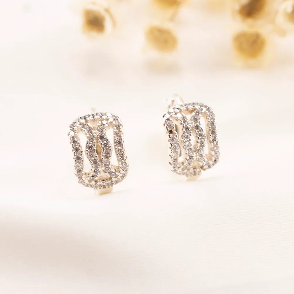 950 Silver Hoop