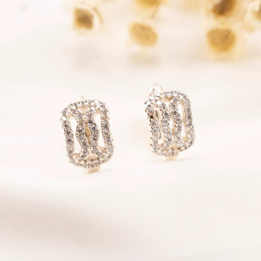 950 Silver Hoop