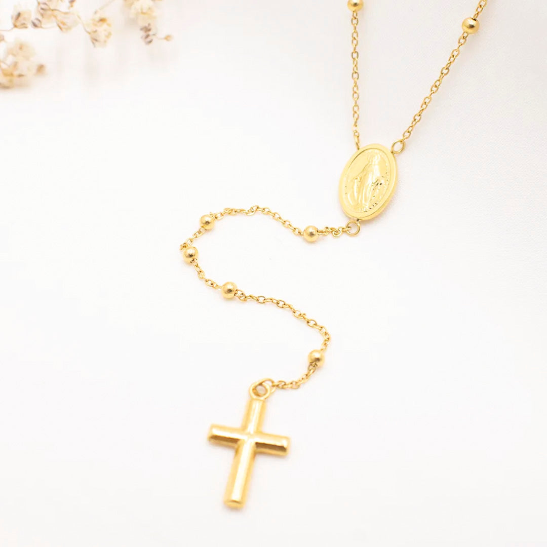 18k Gold Rosary